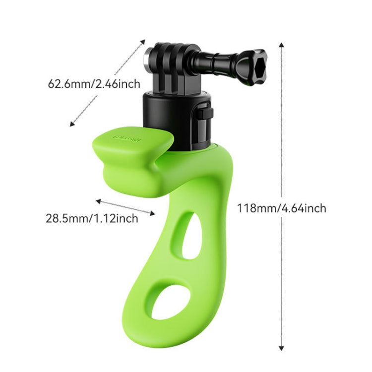 TELESIN TLQ-005 Elastic Quick Release Stand Multi-functional Fixed Silicone Strap Accessories, Quick Release Green, Quick Release Black, Quick Release Grey