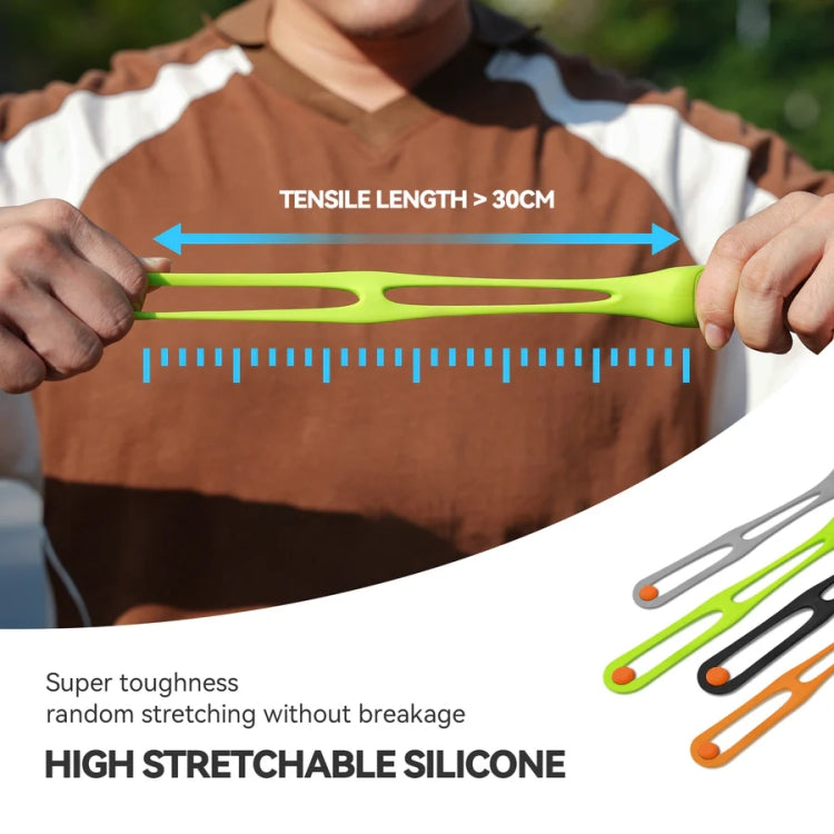 TELESIN TLQ-005 Elastic Quick Release Stand Multi-functional Fixed Silicone Strap Accessories, Quick Release Green, Quick Release Black, Quick Release Grey