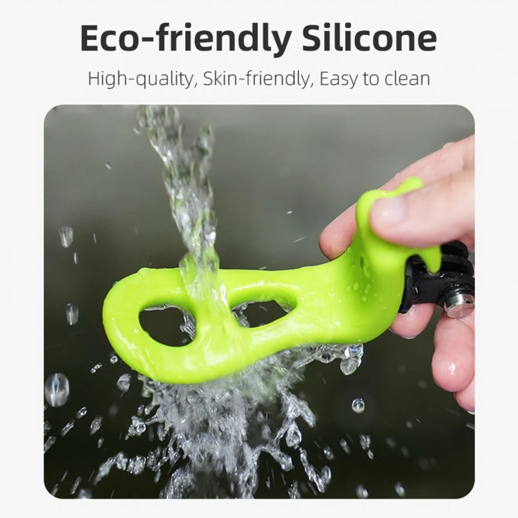 TELESIN TLQ-005 Elastic Quick Release Stand Multi-functional Fixed Silicone Strap Accessories, Quick Release Green, Quick Release Black, Quick Release Grey