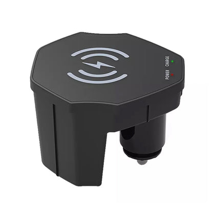 15W Car Cigarette Lighter Magnetic Wireless Charger, For Left And Right Driving, For Audi A6L