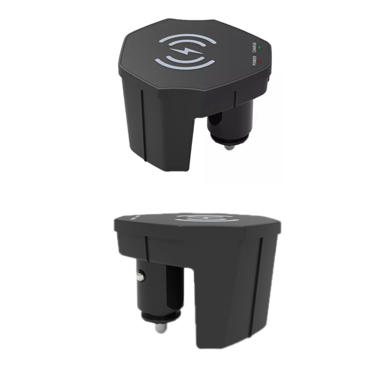 15W Car Cigarette Lighter Magnetic Wireless Charger, For Left And Right Driving, For Audi A6L