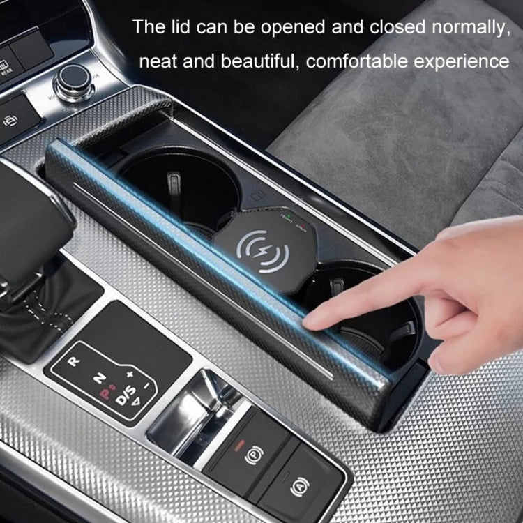 15W Car Cigarette Lighter Magnetic Wireless Charger, For Left And Right Driving, For Audi A6L
