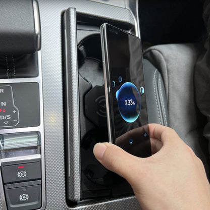 15W Car Cigarette Lighter Magnetic Wireless Charger, For Left And Right Driving, For Audi A6L