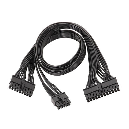 For EVGA 10Pin / 18Pin To 24Pin Flat Cable Module Cable Graphics Card Block Cord, 60cm For EVGA