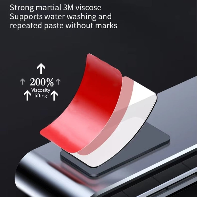 Metal Hidden Temporary Parking Number Plate Ornaments, Single Number Gray, Single Number Silver, Dual Number Gray, Dual Number Silver