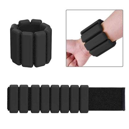 Ankle Wrist Weight Bracelet Ring Fitness Wristband, 1pair 2 lbs, 1pair 4 lbs