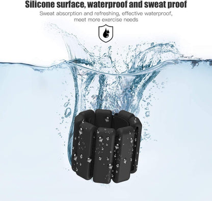 Ankle Wrist Weight Bracelet Ring Fitness Wristband, 1pair 2 lbs, 1pair 4 lbs