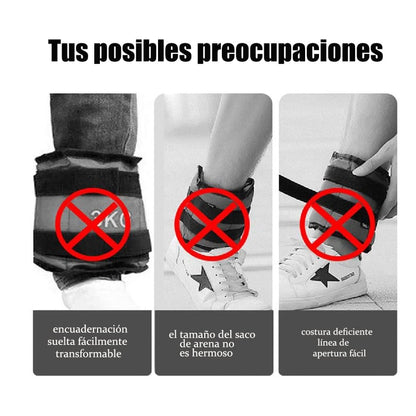 Ankle Wrist Weight Bracelet Ring Fitness Wristband, 1pair 2 lbs, 1pair 4 lbs