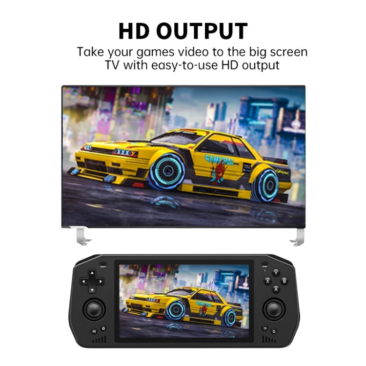 POWKIDDY X28  Android 11 Handheld Retro Game Console 5.5 Inch Touch IPS Screen Game Machine 4+64G