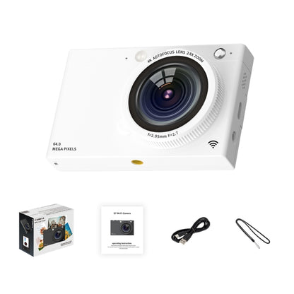 High-Definition CCD Digital Camera 64 Million WiFi Card Camera, Black, White, Black + Microphone/Fill Light/Headphone Cable, White + Microphone/Fill Light/Headphone Cable, Black + Fill Light, White + Fill Light, Black + Microphone, White + Microphone