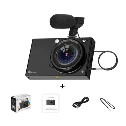 High-Definition CCD Digital Camera 64 Million WiFi Card Camera, Black, White, Black + Microphone/Fill Light/Headphone Cable, White + Microphone/Fill Light/Headphone Cable, Black + Fill Light, White + Fill Light, Black + Microphone, White + Microphone