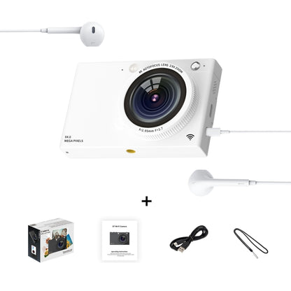 High-Definition CCD Digital Camera 64 Million WiFi Card Camera, Black, White, Black + Microphone/Fill Light/Headphone Cable, White + Microphone/Fill Light/Headphone Cable, Black + Fill Light, White + Fill Light, Black + Microphone, White + Microphone