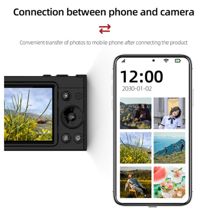 High-Definition CCD Digital Camera 64 Million WiFi Card Camera, Black, White, Black + Microphone/Fill Light/Headphone Cable, White + Microphone/Fill Light/Headphone Cable, Black + Fill Light, White + Fill Light, Black + Microphone, White + Microphone
