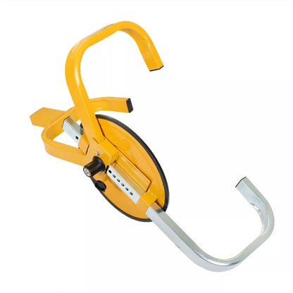 Car Anti-theft Lock SUV Wheel Three-prong Lock With Suction Cup, Ordinary, With Disc