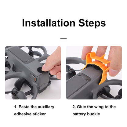 For DJI Avata 2 CQT Adhesive Airflow Cutting Flight Tail for Drones