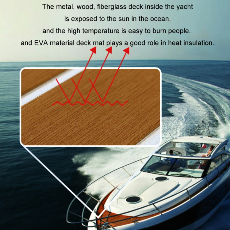 Yacht RV Modification Imitation Teak Floor EVA Anti-slip Mat, 240x45x0.6cm, 240x60x0.6cm, 240x90x0.6cm, 240x120x0.6cm