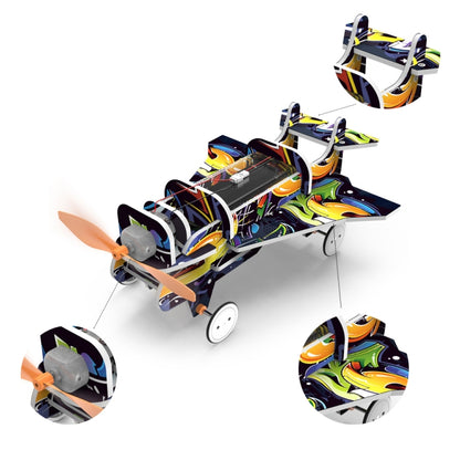 DIY Air-powered Airplane Toy Material Kit Kindergarten Teaching Aids, Airplane