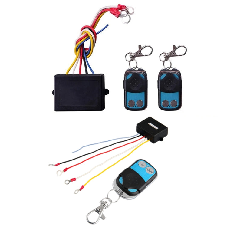 Car Electric Winch Relay Wireless Switch Controller, 2 Remote Control, 1 Remote Control