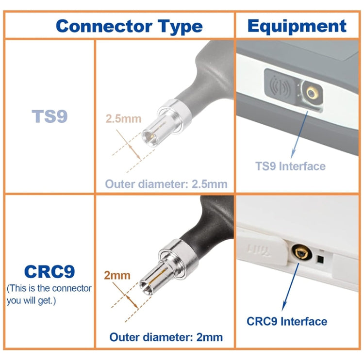 SMA Female To CRC9 Male Flat Over Window Cable RF Coaxial Cable, 20cm, 30cm, 40cm