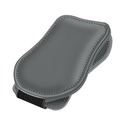 Car Eyeglasses Clip Car Leather Magnetic Closure Sunglasses Storage Bag