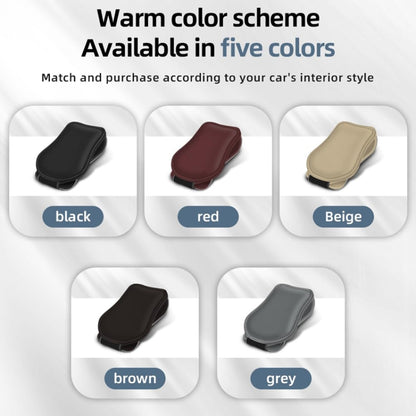 Car Eyeglasses Clip Car Leather Magnetic Closure Sunglasses Storage Bag