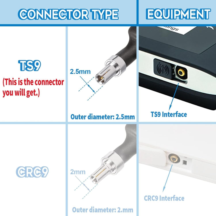 TS9 Male To Female Flat Over Window Cable RF Coaxial Cable, 20cm, 30cm, 40cm