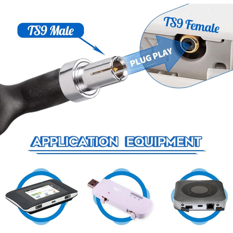 TS9 Male To Female Flat Over Window Cable RF Coaxial Cable, 20cm, 30cm, 40cm