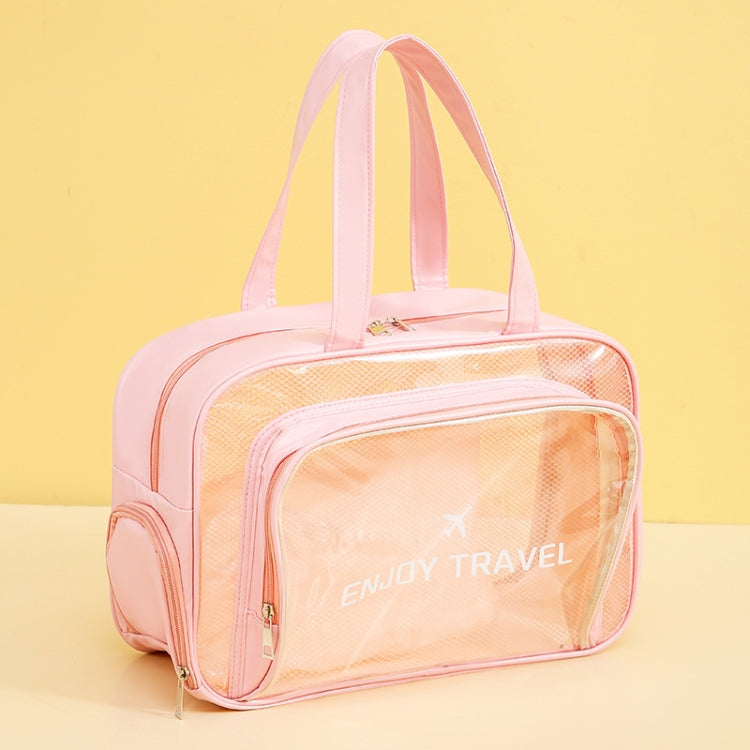 Waterproof Swimming Beach Bag Toiletries and Cosmetics Bag, Pink with Shoe Warehouse, Beige with Shoe Warehouses, Black no Shoe Warehouse, Pink no Shoe Warehouse, Beige no Shoe Warehouse