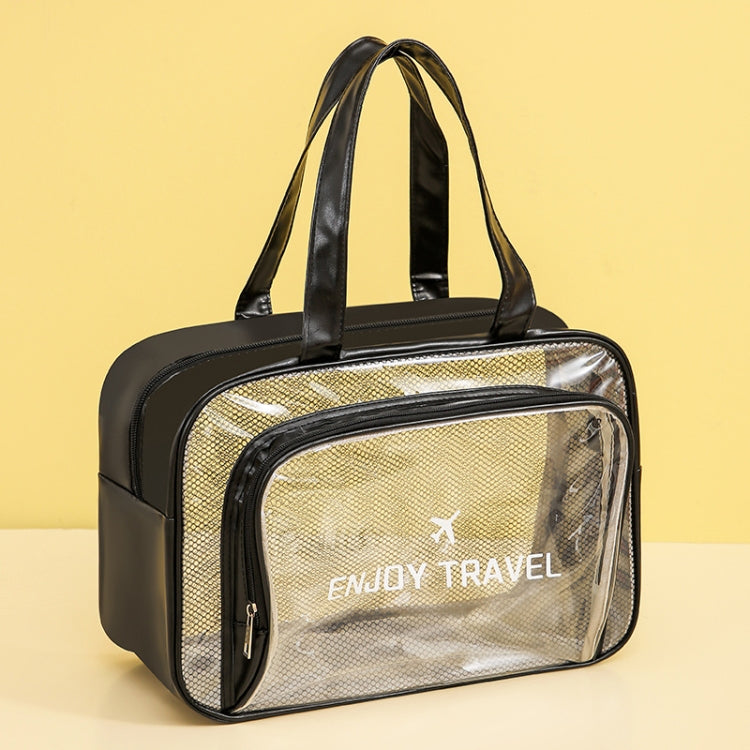 Waterproof Swimming Beach Bag Toiletries and Cosmetics Bag, Pink with Shoe Warehouse, Beige with Shoe Warehouses, Black no Shoe Warehouse, Pink no Shoe Warehouse, Beige no Shoe Warehouse