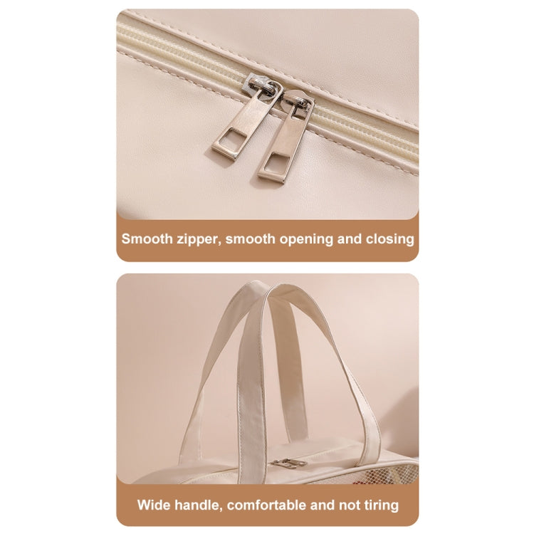 Waterproof Swimming Beach Bag Toiletries and Cosmetics Bag, Pink with Shoe Warehouse, Beige with Shoe Warehouses, Black no Shoe Warehouse, Pink no Shoe Warehouse, Beige no Shoe Warehouse