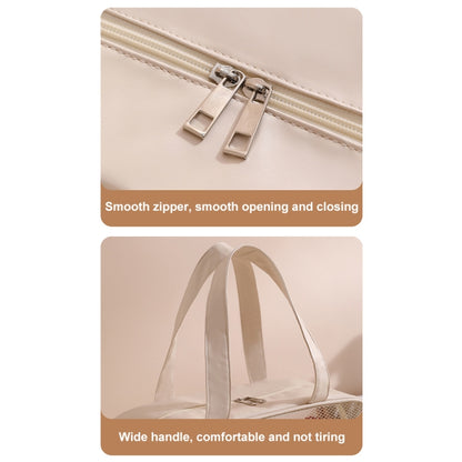 Waterproof Swimming Beach Bag Toiletries and Cosmetics Bag, Pink with Shoe Warehouse, Beige with Shoe Warehouses, Black no Shoe Warehouse, Pink no Shoe Warehouse, Beige no Shoe Warehouse