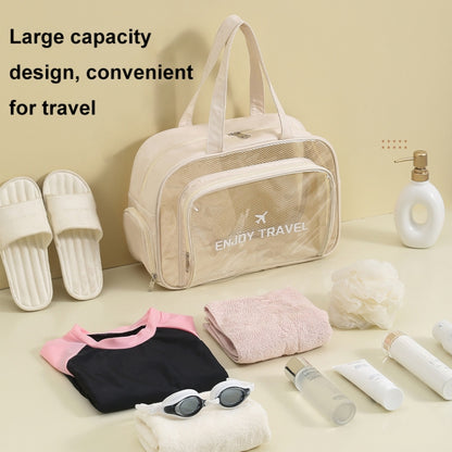 Waterproof Swimming Beach Bag Toiletries and Cosmetics Bag, Pink with Shoe Warehouse, Beige with Shoe Warehouses, Black no Shoe Warehouse, Pink no Shoe Warehouse, Beige no Shoe Warehouse