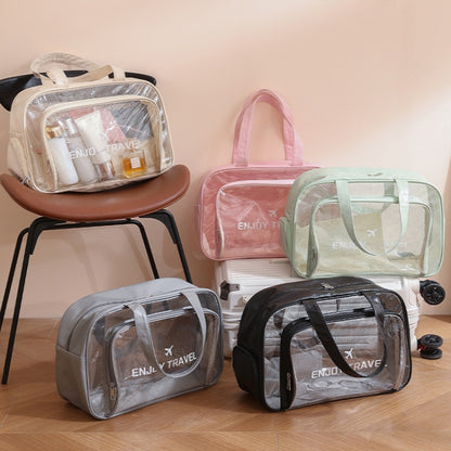 Waterproof Swimming Beach Bag Toiletries and Cosmetics Bag, Pink with Shoe Warehouse, Beige with Shoe Warehouses, Black no Shoe Warehouse, Pink no Shoe Warehouse, Beige no Shoe Warehouse
