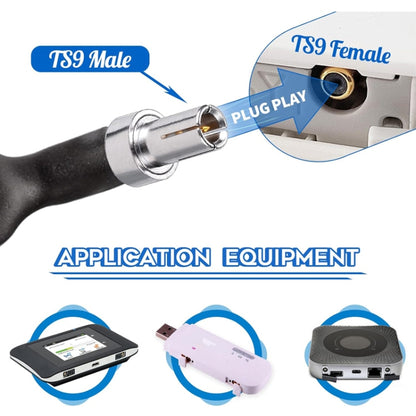 SMA Female To TS9 Male Flat Over Window Cable RF Coaxial Cable, 20cm, 30cm, 40cm