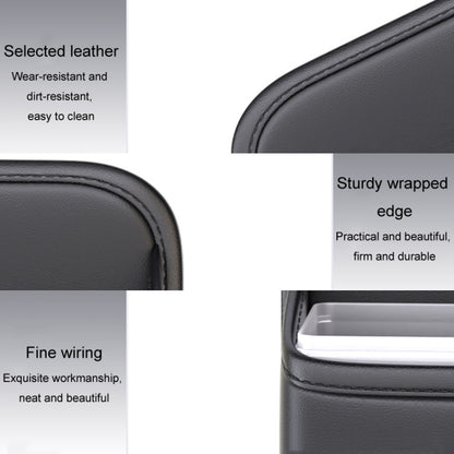 Car Seat Storage Bag With Waterproof Bucket Car Storage Multifunctional Trash Can