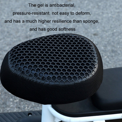 Motorcycle Breathable Massage Waterproof Sun-proof Silicone Seat Cushion