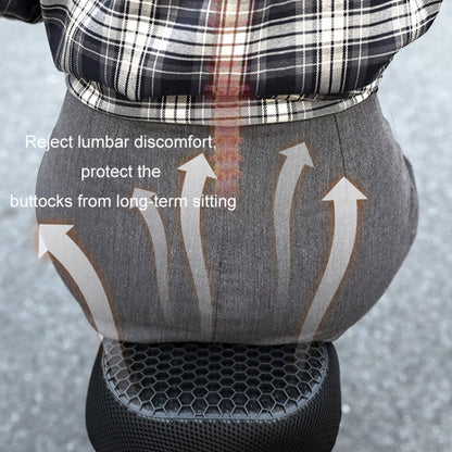 Motorcycle Breathable Massage Waterproof Sun-proof Silicone Seat Cushion