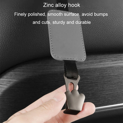 Car Seat Hook Multi-function Leather Seatback Hanger Car Interior Supplies