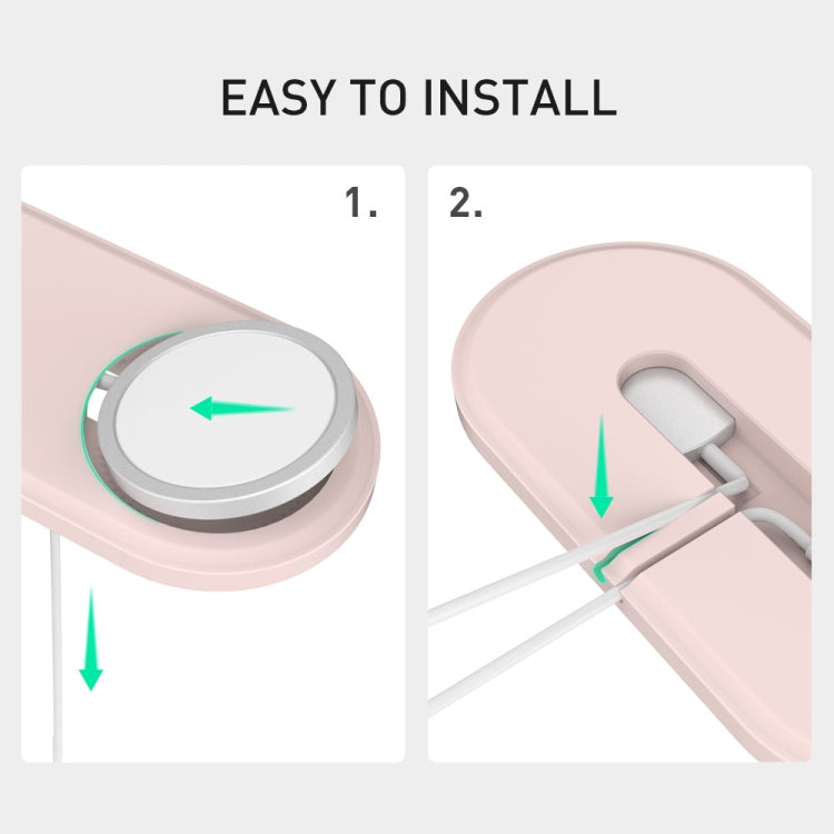 For Apple Watch / iPhone AhaStyle PT135 2 In 1 Silicone Wireless Charging Base