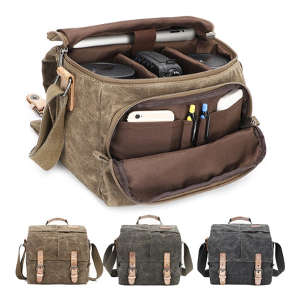 Camera Shoulder Messenger Bag Batik Canvas Waterproof Photography SLR Camera Bag
