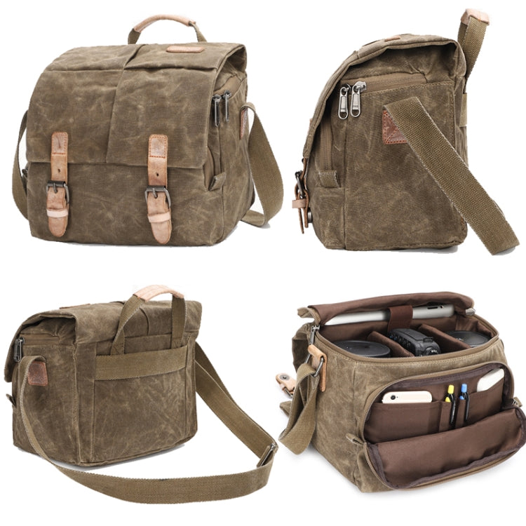 Camera Shoulder Messenger Bag Batik Canvas Waterproof Photography SLR Camera Bag
