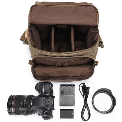 Camera Shoulder Messenger Bag Batik Canvas Waterproof Photography SLR Camera Bag