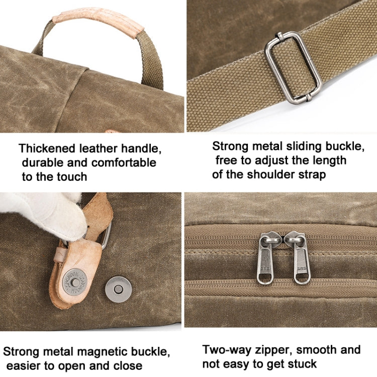 Camera Shoulder Messenger Bag Batik Canvas Waterproof Photography SLR Camera Bag