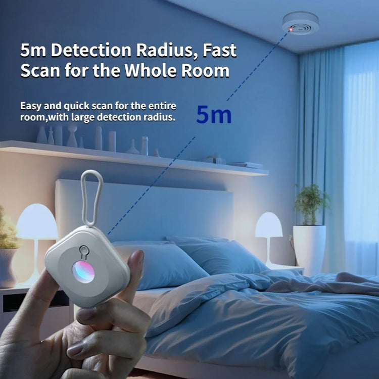 Camera Detector Hotel Anti-Shooting Surveillance Infrared Inspector, White, Black