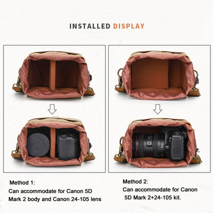 Retro Camera Canvas Bag Shoulder Messenger Bag Travel Portable Case