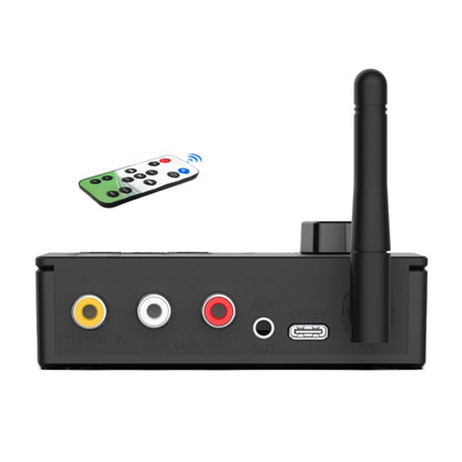 Bluetooth 5.4 Receiver Digital To Analog Card U Disk Converter Adapter With Remote Control, Fiber Optic Conversion, Coaxial Conversion
