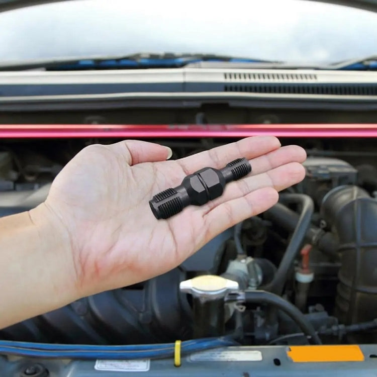 Automobile Double-Ended Spark Plug Thread Repair Tool, 10mm-12mm, 14mm-18mm, 2pcs /Set