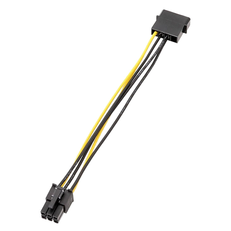 Large 4Pin To 6Pin Power Cord Graphics Card Adapter Cable, 4Pin To 6Pin