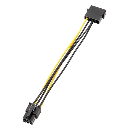 Large 4Pin To 6Pin Power Cord Graphics Card Adapter Cable, 4Pin To 6Pin