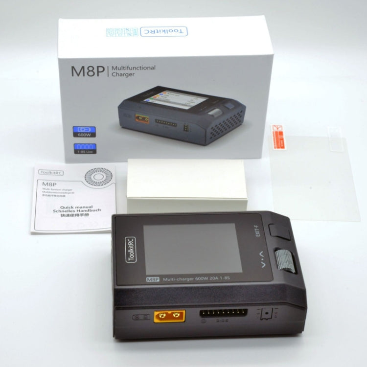 ToolkitRC M8P Aerial Model Drone Powerful Li-Po Battery Balance Charger, M8P